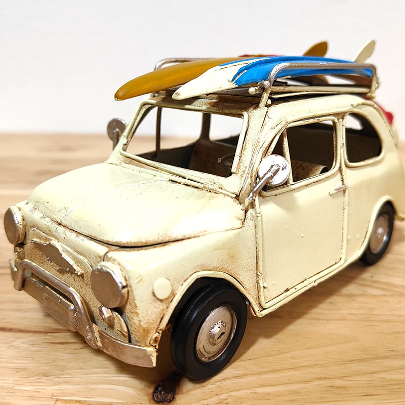 アメリカン レトロ ビンテージカー オブジェ サーフィン ブリキ 車