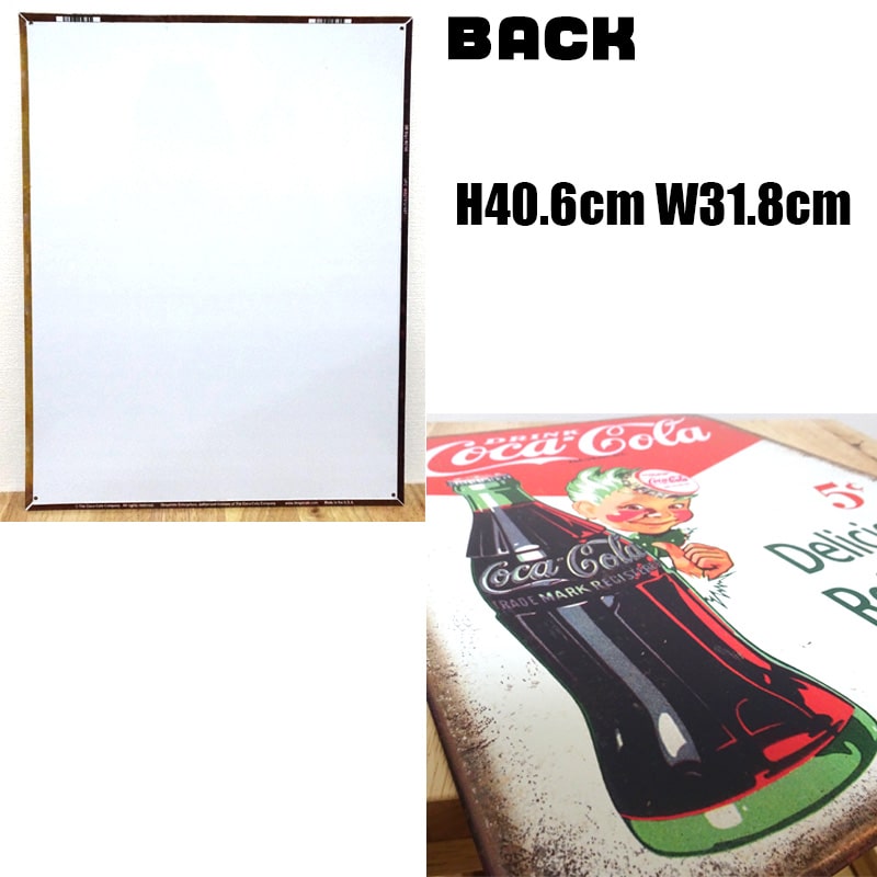 Coca Cola（コカコーラ） ブリキ看板 アンティーク COKE-SPRITE BOY 5