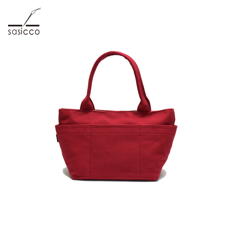 爆買 ／バッグ 刺し子 | sasicco ポッシュトート M 全5色 三河木綿