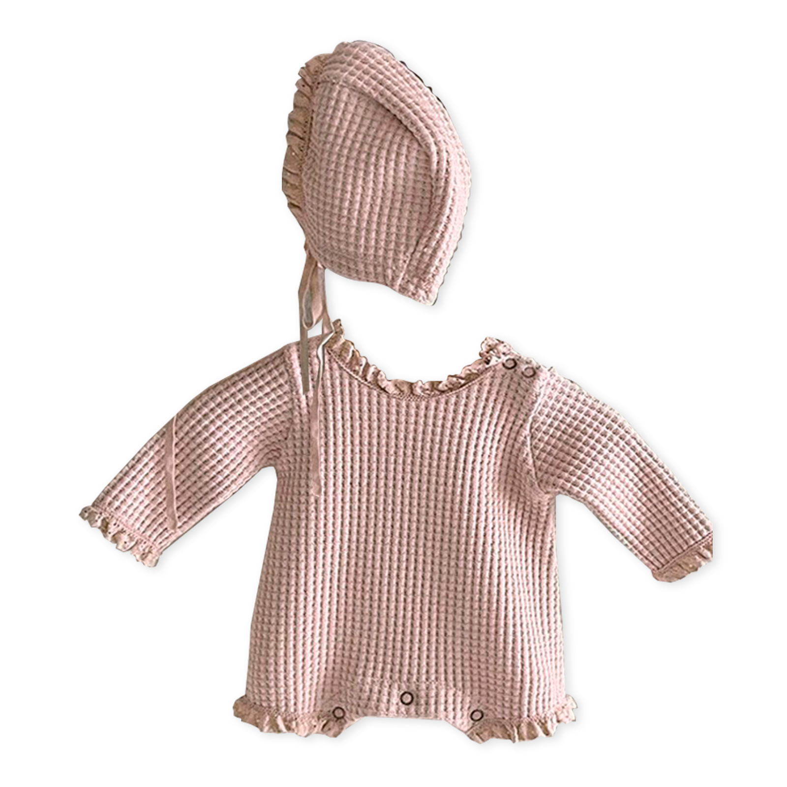 ベビー服 ロンパース ボンネット セット カバーオール 赤ちゃん 服