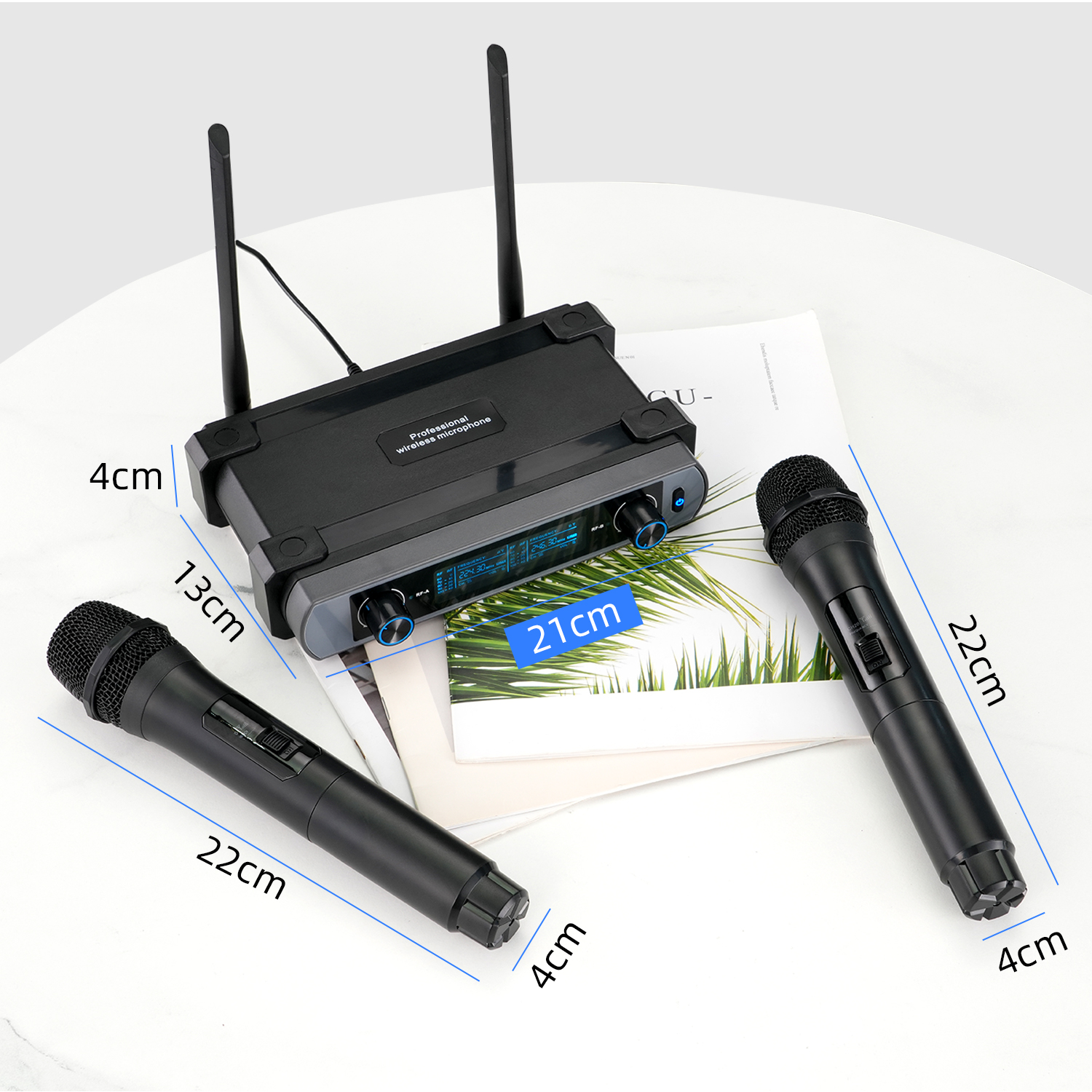 1年保証 LEKATO ワイヤレスマイク セット 2本セット ハンドマイク2本