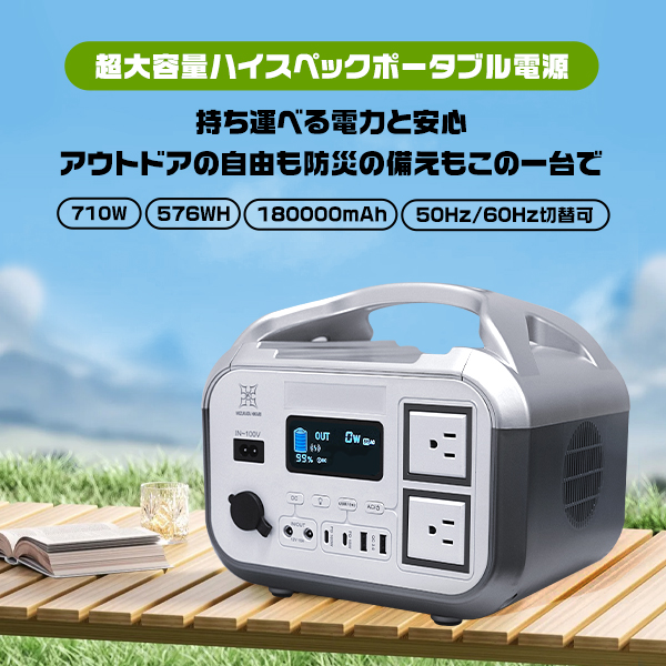 HIKARI アップグレード版 ポータブル電源+専用バッグ /ソーラーパネル