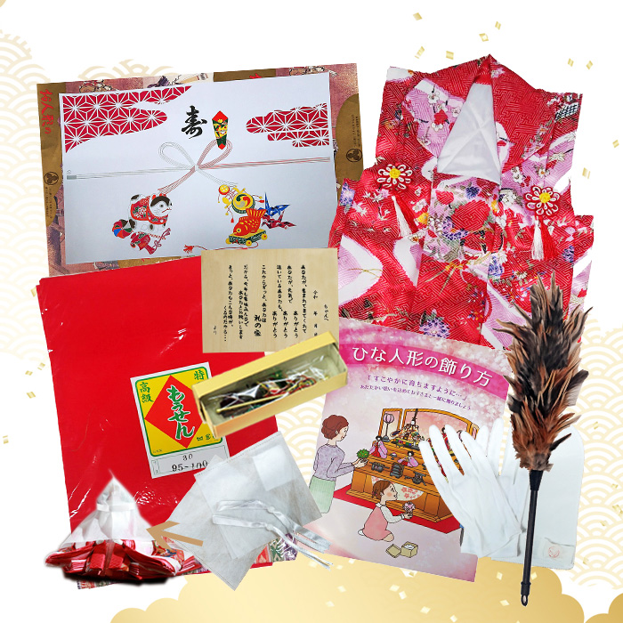 ひなせい 雛人形 おしゃれ 収納飾り 「このみ雛」 親王飾り 二人飾り