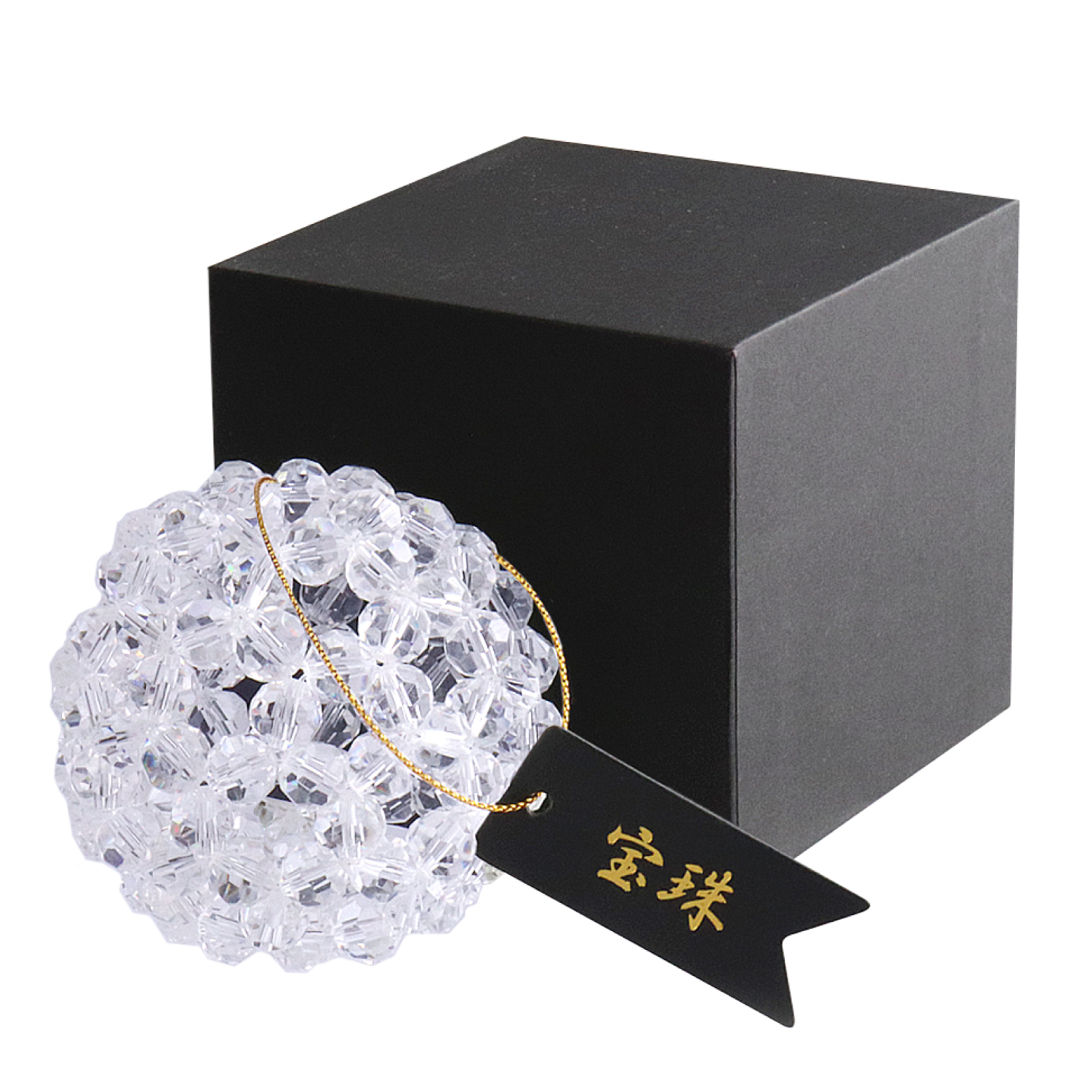 宝珠 天然石 5A 水晶 フラーレン バッキーボール 大サイズ : 宝珠