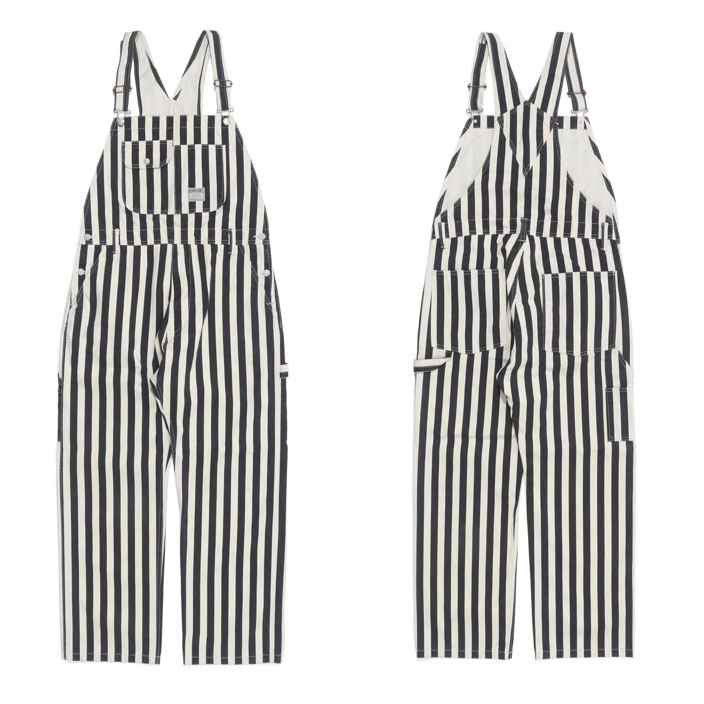 児島ジーンズ ビッグストライプ オーバーオール : 児島ジーンズ公式