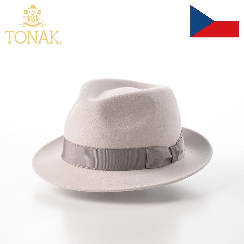 TONAK（トナック） 中折れハット フェルトハット 帽子 メンズ ラビット
