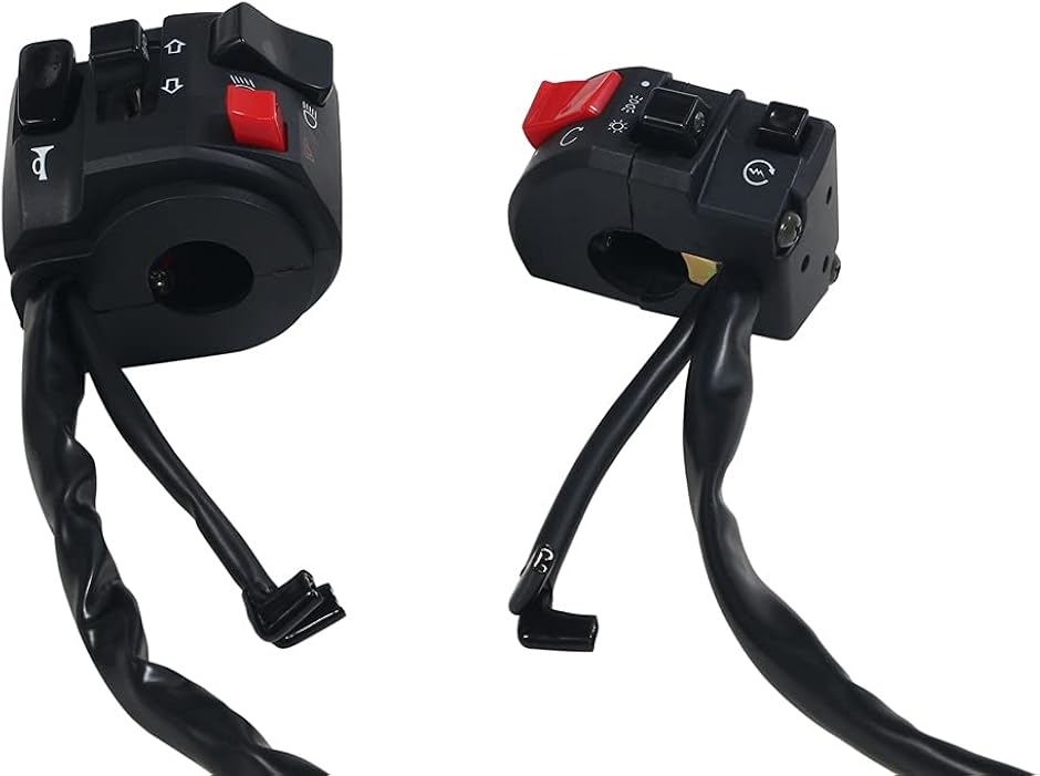 互換品】バイク 用 スイッチ ボックス ハンドルスイッチ 左右 セット