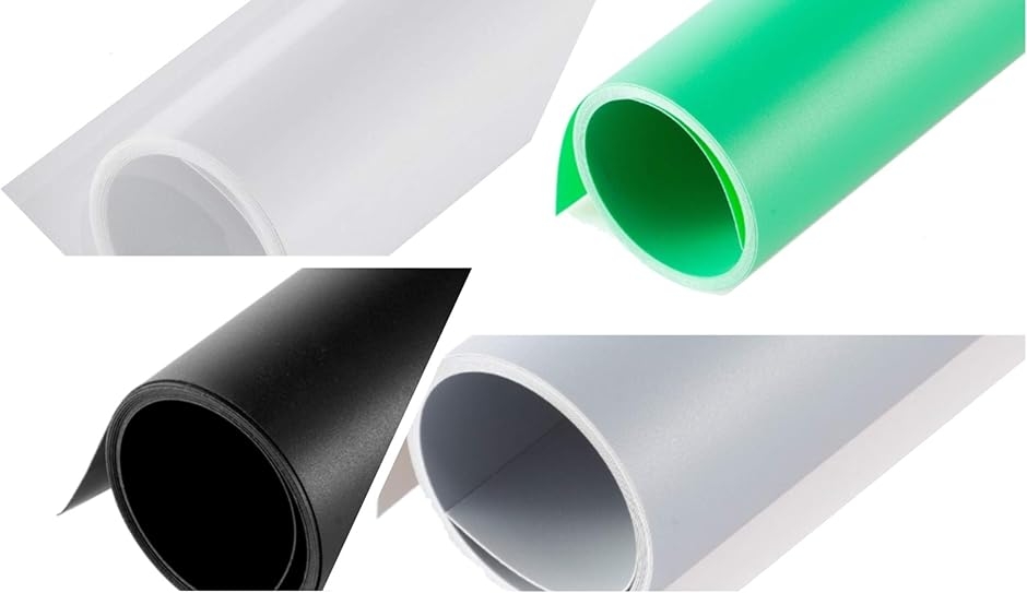 PVC 背景紙 撮影 商品撮影 背景布 小物 写真 つや消し (ホワイト