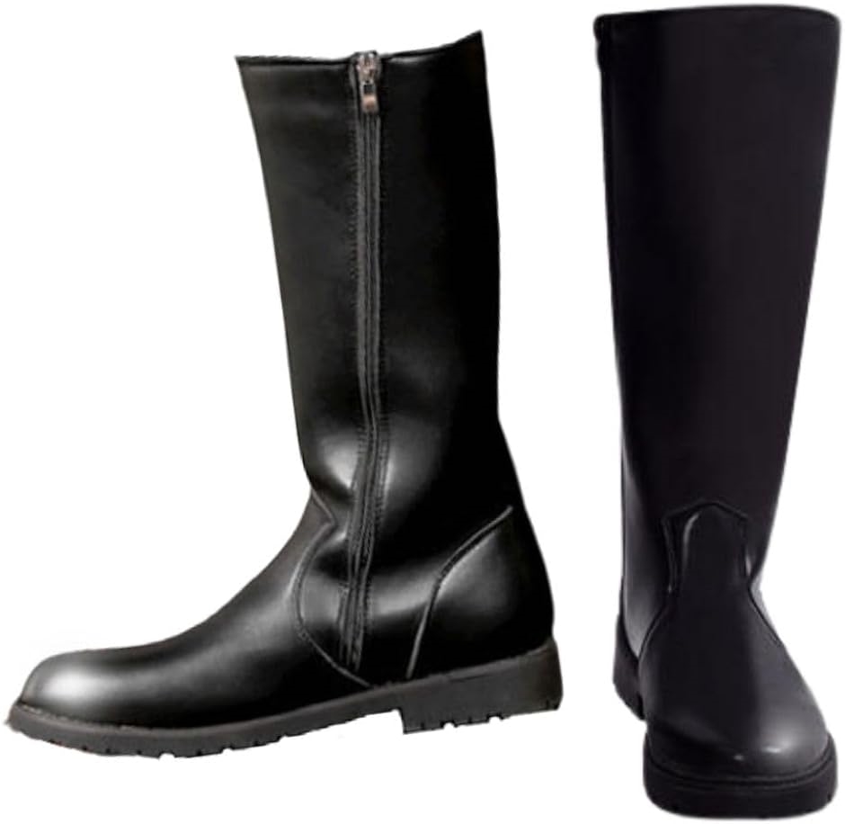 バイク ロング ブーツ メンズ レディース ライダー 特攻ブーツ 旧車 PU