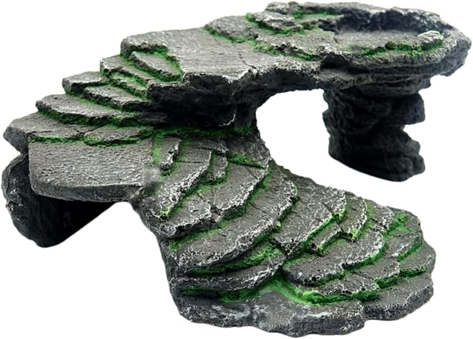 爬虫類 隠れ家 シェルター レイアウト レオパ トカゲ 亀 岩 ケージ