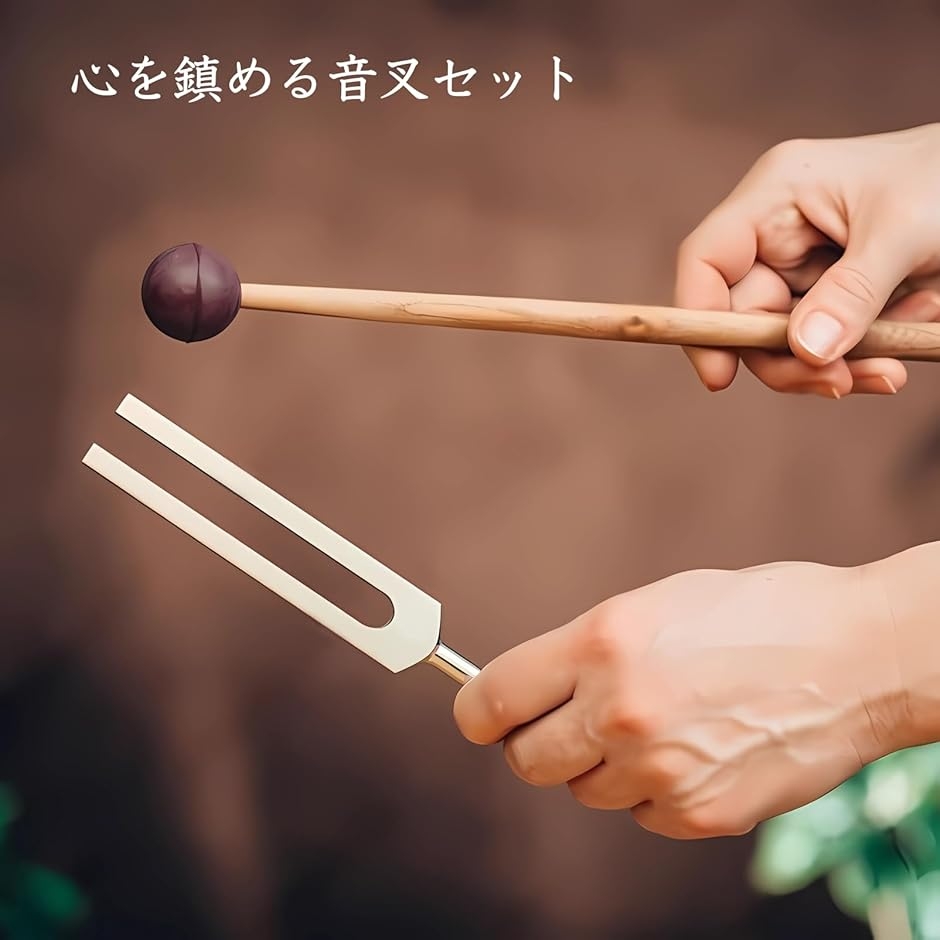 音叉 チューニングフォーク セット 瞑想 ヒーリング 波動 (963hz