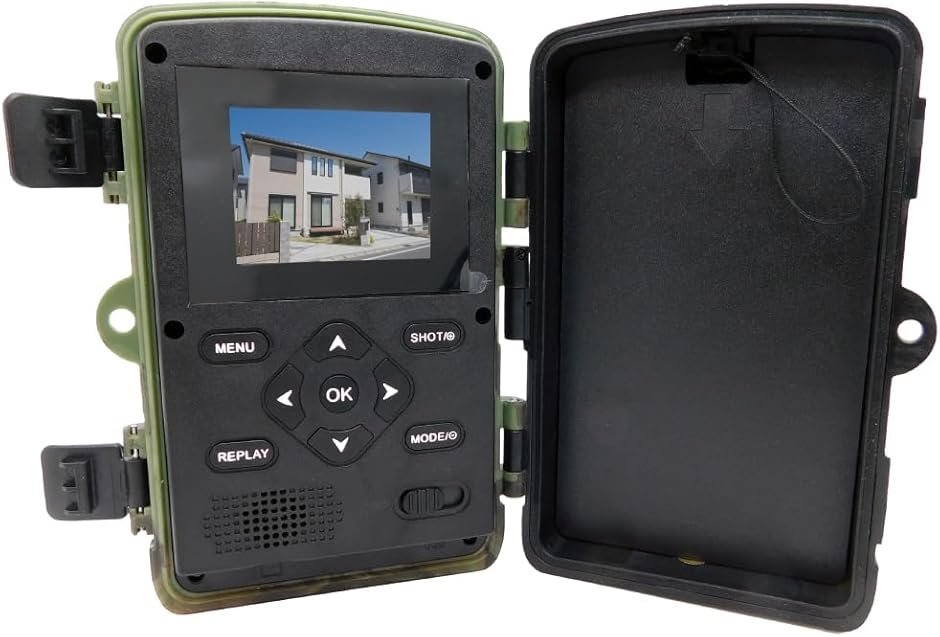 トレイルカメラ 5800万画素 防犯カメラ 屋外 小型 防水 IP66 赤外線 人