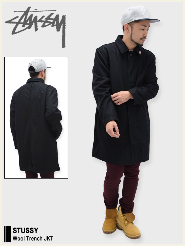 STUSSY（ステューシー） ジャケット メンズ Wool Trench(stussy jkt