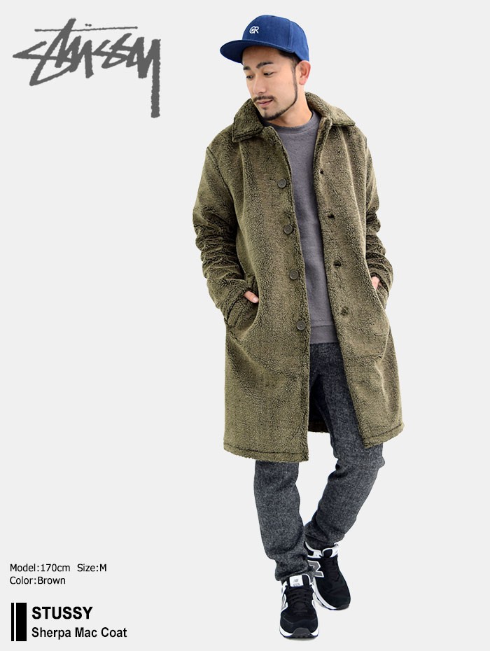 STUSSY（ステューシー） ジャケット メンズ Sherpa Mac(stussy coat