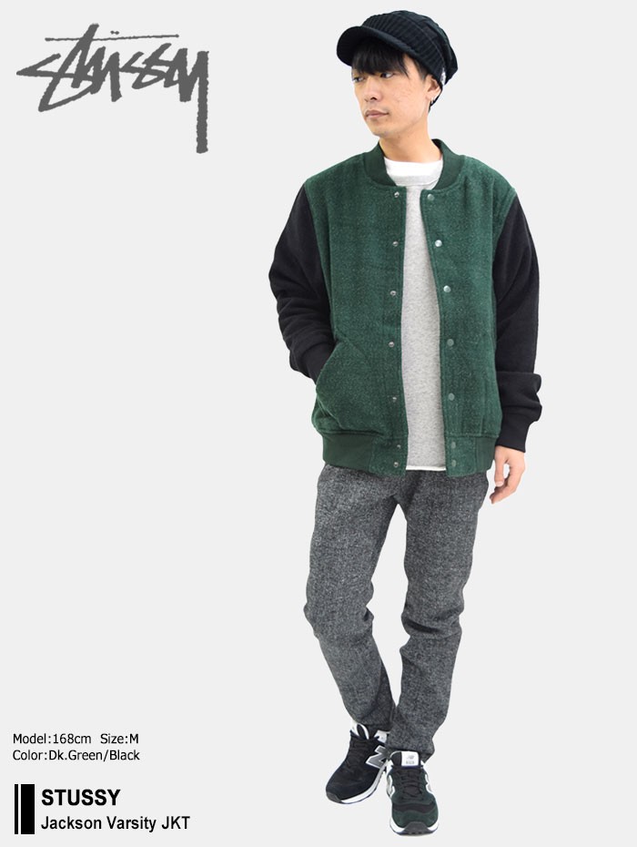 STUSSY（ステューシー） ジャケット メンズ Jackson Varsity(stussy