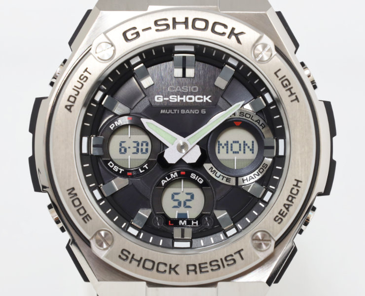 G-STEEL G-SHOCK Gショック 電波 ソーラー GST-W110-1AJF カシオ G