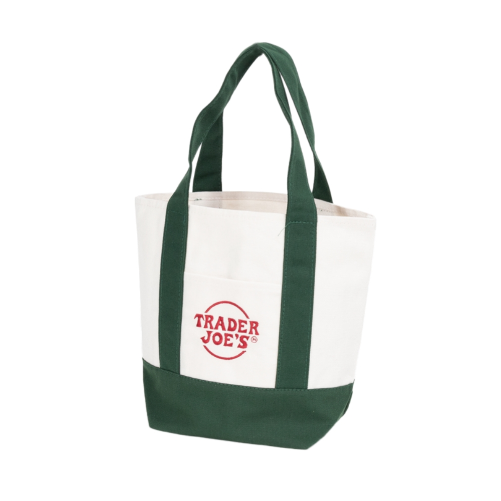 TRADER JOE'S（トレーダージョーズ） MINI CANVAS TOTE BAG エコバッグ