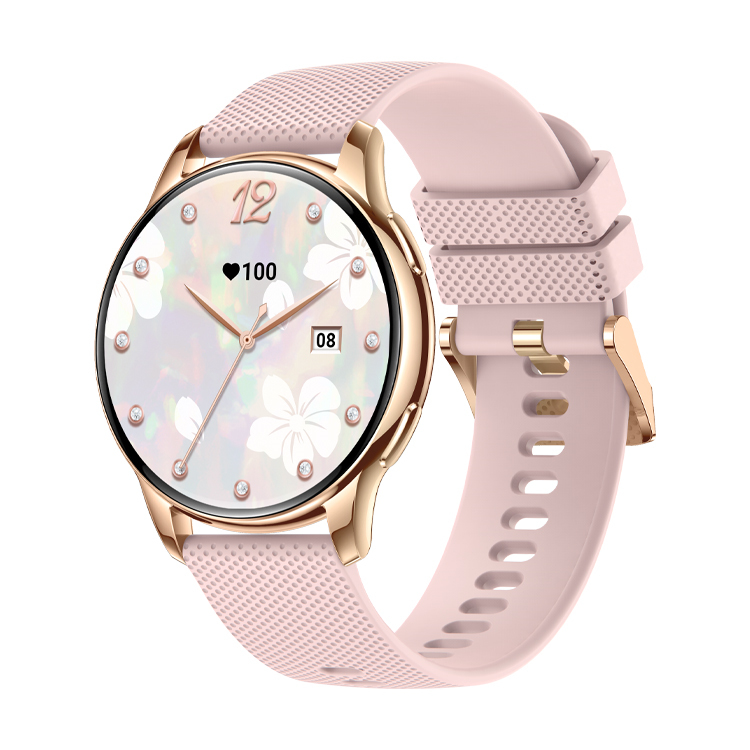 AiMike スマートウォッチ 通話機能 レディース 日本製センサー 血圧 血