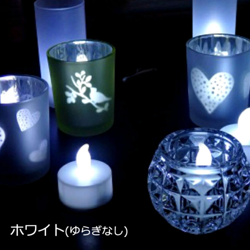 LED キャンドル 電池CR2032付き 1個 LEDキャンドル 6種類 40時間以上