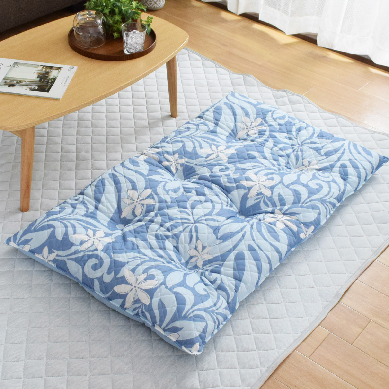 長座布団 120 クッション 接触冷感 夏用 洗える 約68×120cm ひんやり