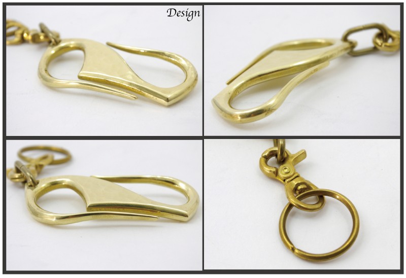 レッドムーン REDMOON S字フック ゴールド 全3種類 男女兼用 真鍮 RM