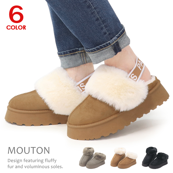 サボサンダル ムートンブーツ レディース アンクルブーツ モック