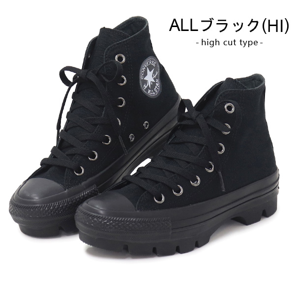 ALL STAR コンバース 厚底 スニーカー レディース オールスター