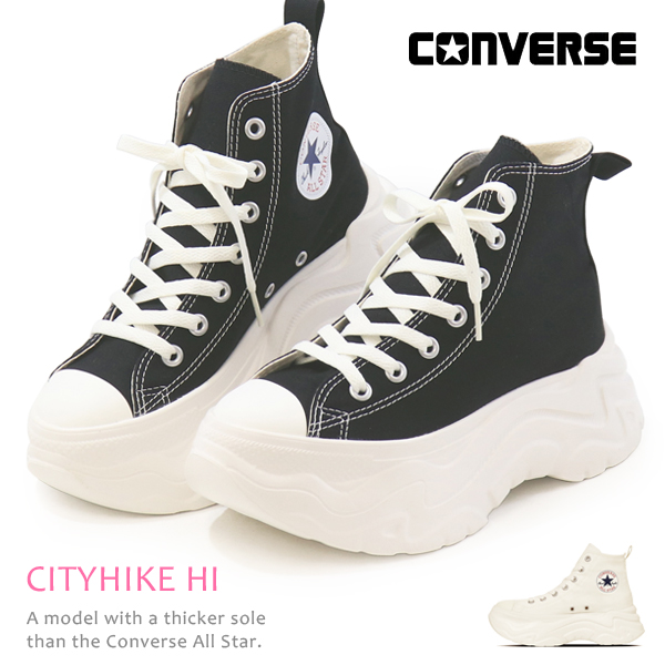 ALL STAR コンバース 厚底 スニーカー レディース オールスター