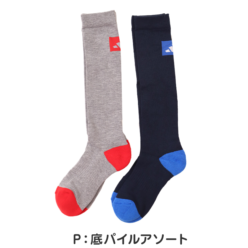 adidas（アディダス） キッズ 靴下 ハイソックス 子供 冬 2足組 19