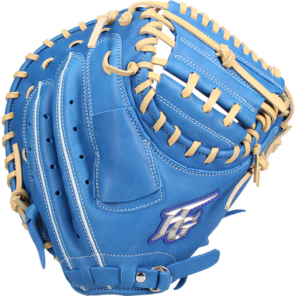 少年野球 キャッチャーミット（軟式グローブ）（色：ブルー系