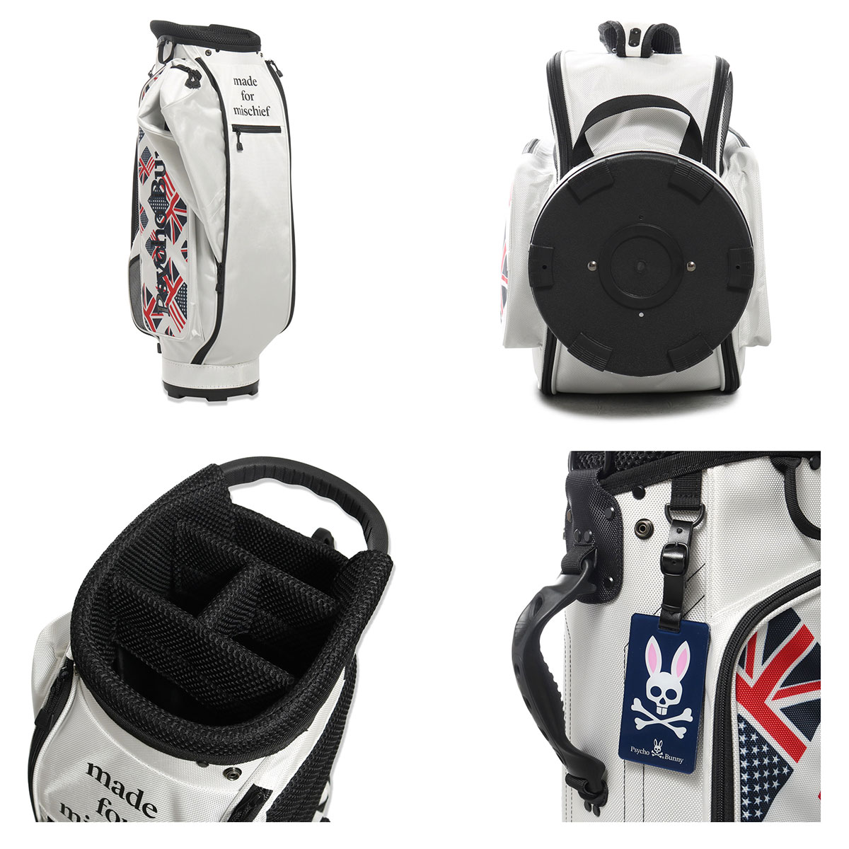 Psycho Bunny（サイコバニー） ゴルフ キャディバッグ ゴルフバッグ