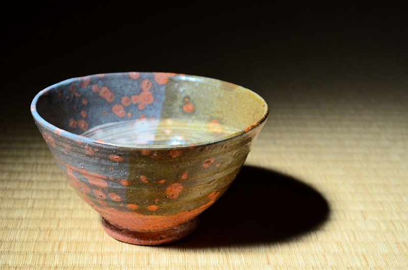 茶碗 茶道具 那波鳳翔 作 播州相生焼 伊羅保茶碗 : 茶道具専門店 (有