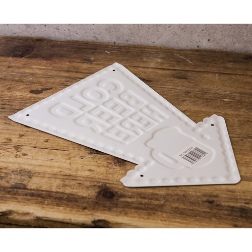 アメリカン レトロ ブリキ看板 アンティーク COLD BEER HERE エンボス