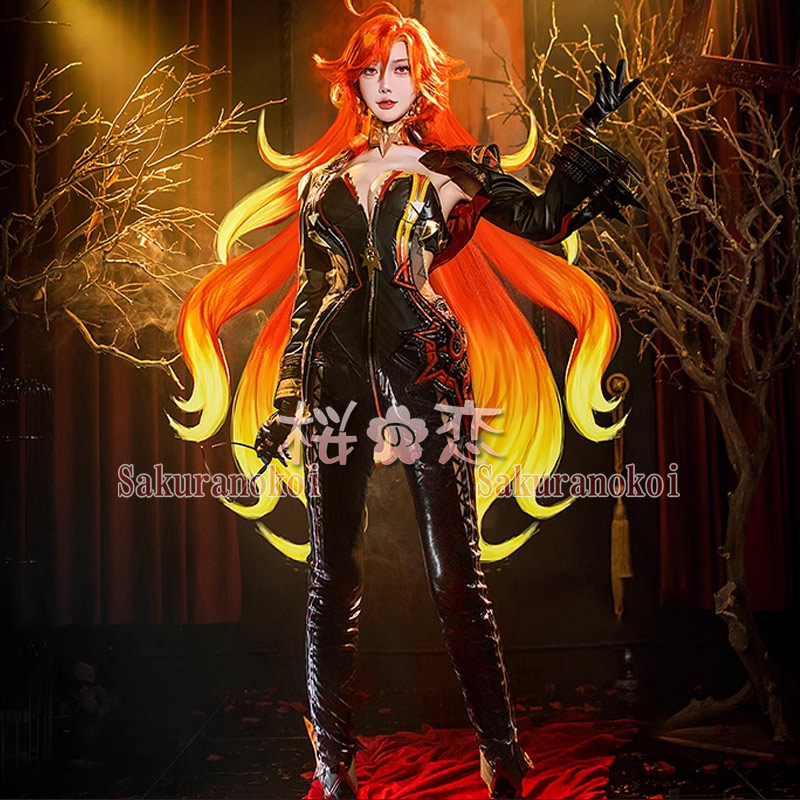 原神 げんしん genshin マーヴィカ コスプレ 衣装 Mavuika 火神