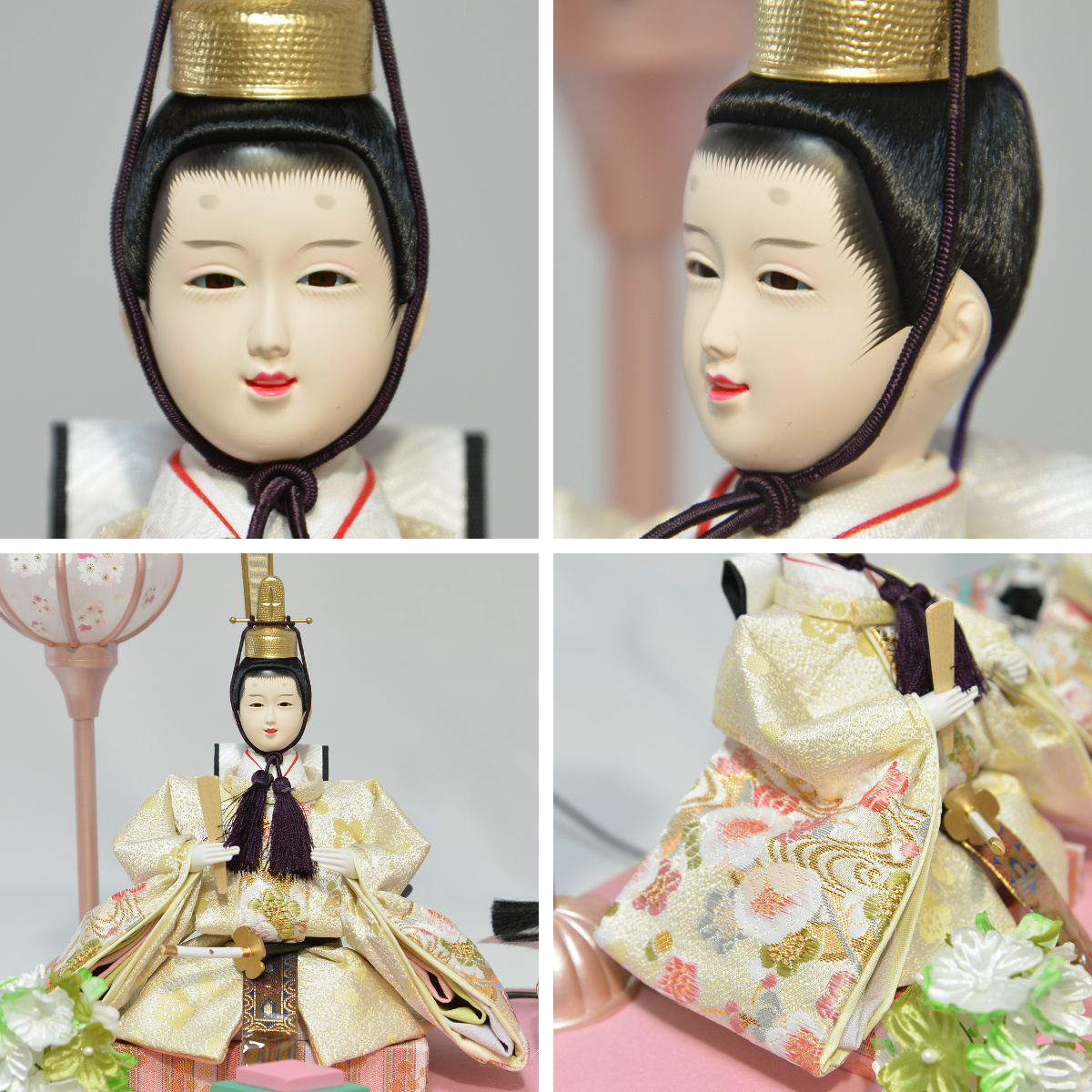 雛人形 ケース飾り 親王飾り アクリルケース 藤翁作 みこと 小三五親王