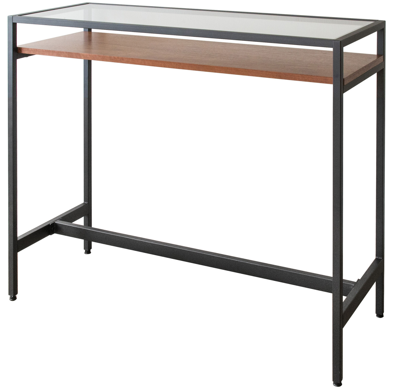 カウンターテーブル ガラス テーブル ハイテーブル バーテーブル 高い