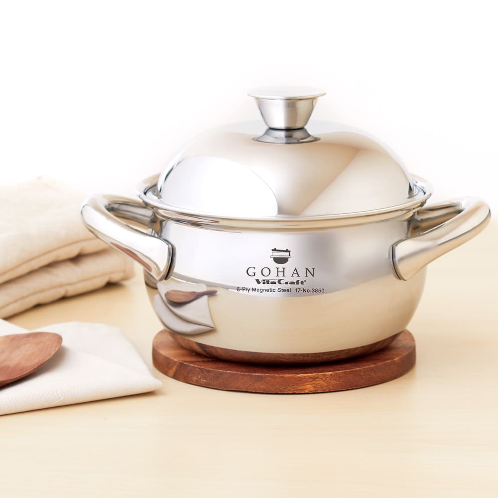 Vita Craft（ビタクラフト） レシピ付き 10年保証付き ごはん鍋 全面5