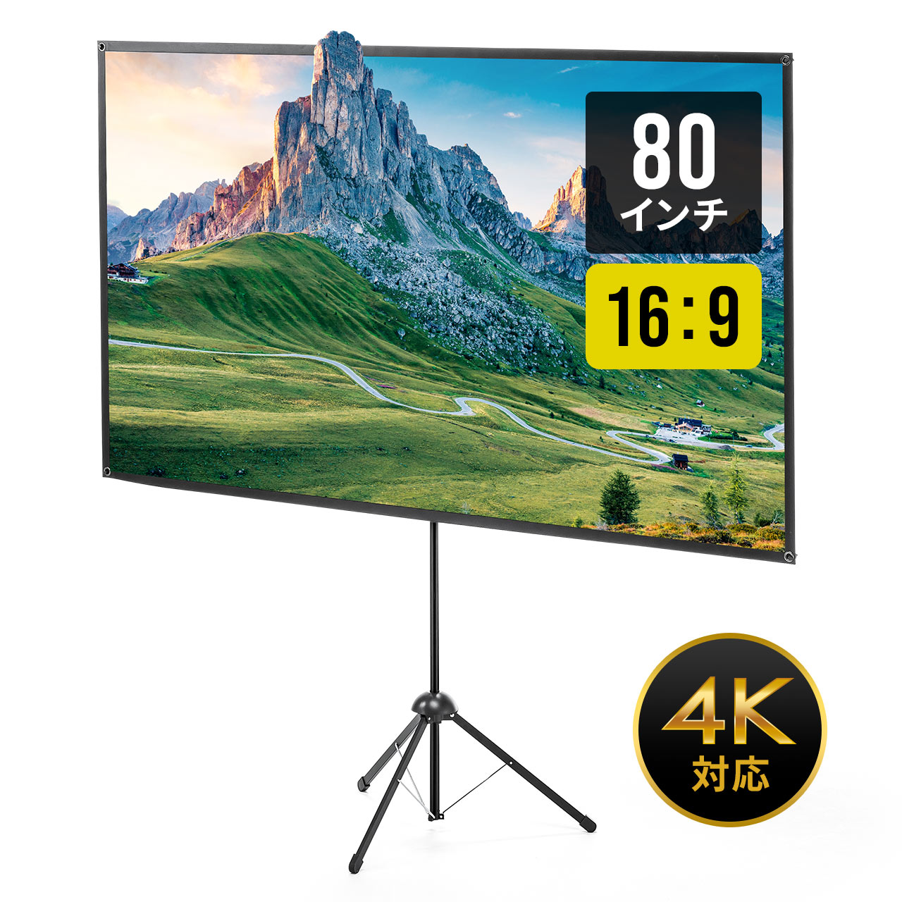 SANWA SUPPLY（サンワサプライ） プロジェクタースクリーン 80インチ