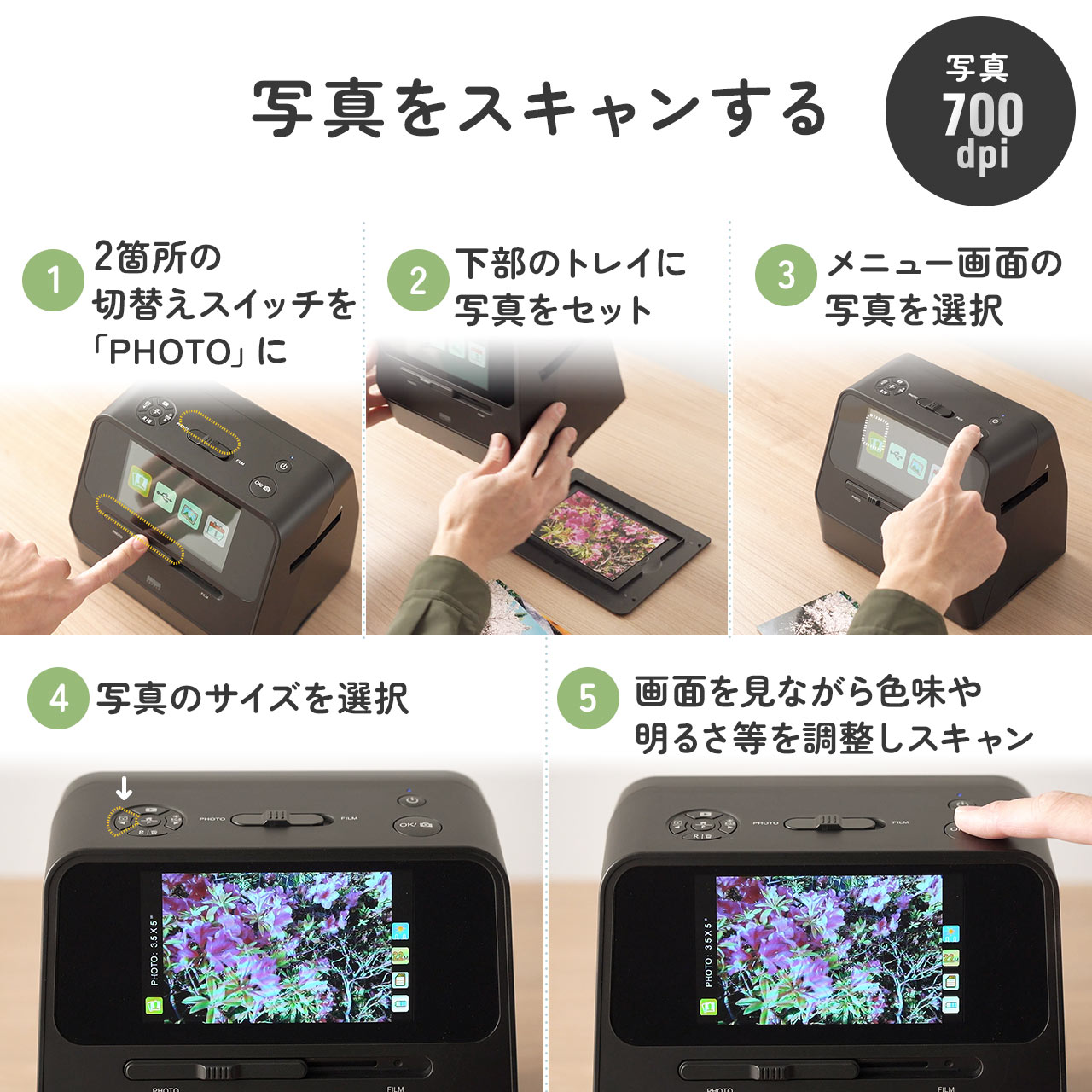 SANWA SUPPLY（サンワサプライ） フィルムスキャナー 写真スキャナー