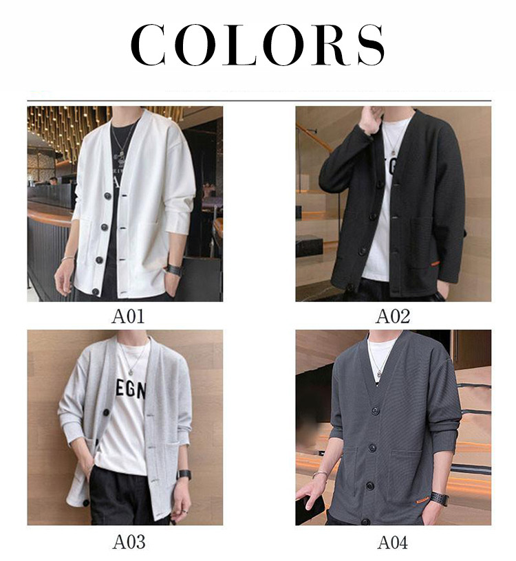 カーディガン メンズ 羽織り ジャケット マウンテンパーカー 薄手 秋物