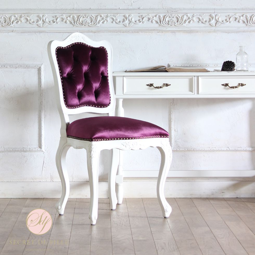 ロココ ダイニングチェア アンティーク 姫系 猫足 シングル 6085