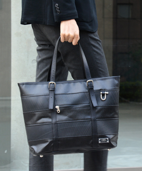 SEAL トートバッグ メンズ 森野帆布 森野帆布コラボ／ボーダートート