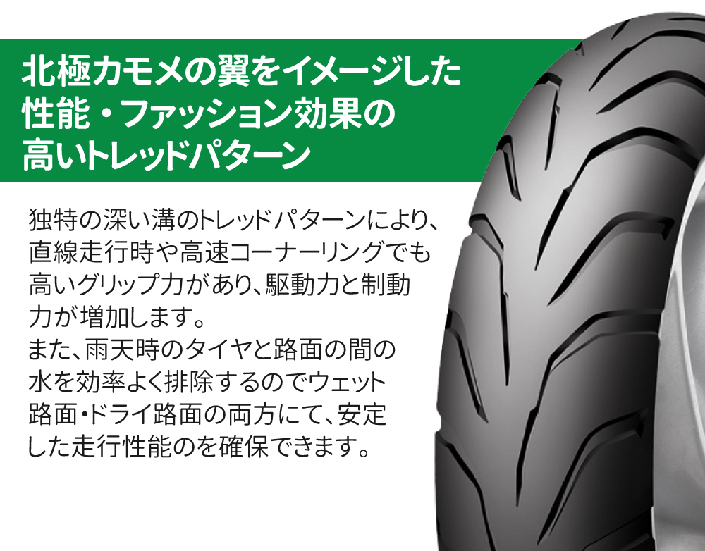 DURO（デューロ） バイク タイヤ 110/90-10 HF-266 高品質