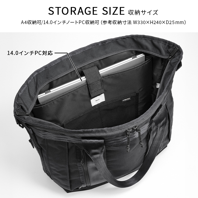 エース ジーンレーベル デュラムーブ トートバッグ ace.GENE LABEL