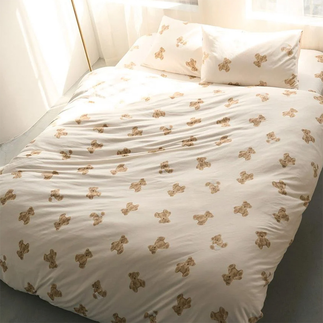 gelato pique（ジェラートピケ） Sleep ベア柄3点セット (セミダブル