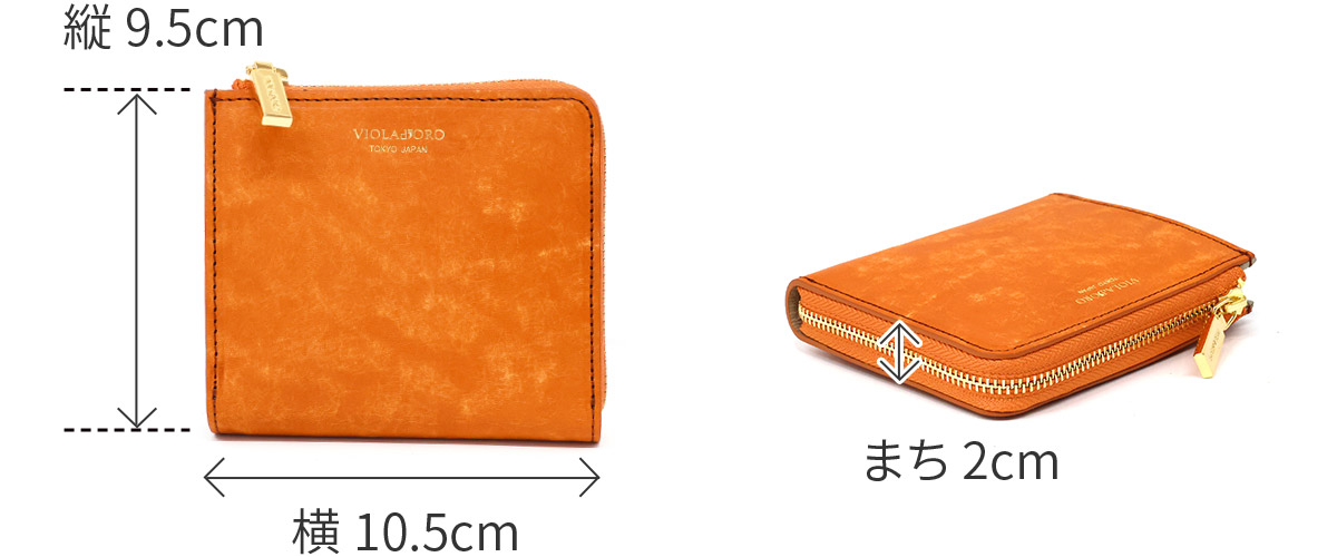 VIOLAd'ORO（ヴィオラドーロ） 10%クーポン付 PORTA ポルタ 二つ折りL