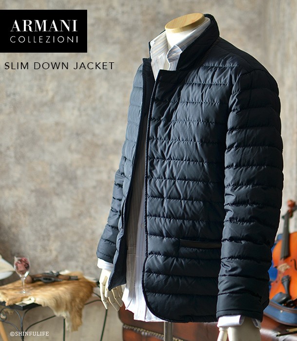 ARMANI COLLEZIONI アルマーニ コレツィオーニ スリム ダウン