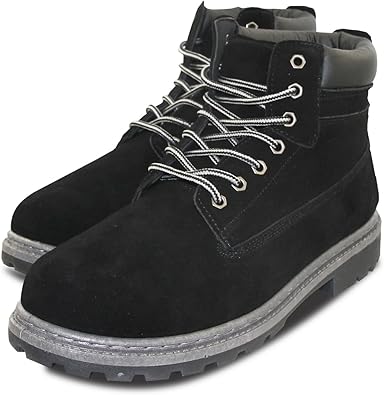 ワークブーツ メンズ レディース 本革 スエード ブーツ カジュアル