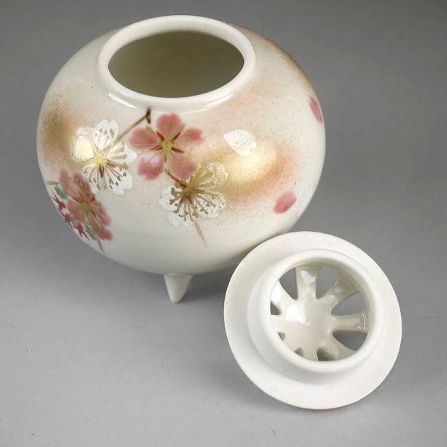 京焼 清水焼 淡彩桜香炉 香菊 : 松韻堂 Yahoo!店 - 通販 - Yahoo