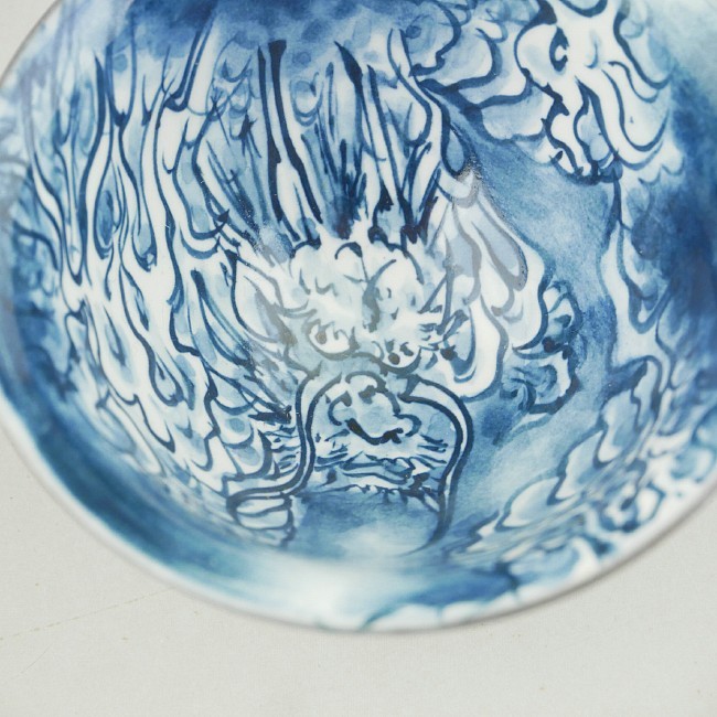 京焼 清水焼 染付龍盃 陶あん : 松韻堂 Yahoo!店 - 通販 - Yahoo